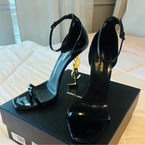 Saint Laurent Black Women's Heels - Picture 1 of 10